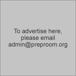 To advertise here, email admin@preproom.org